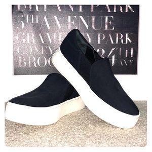 VINCE Warren Platform Slip-On Black 6.5